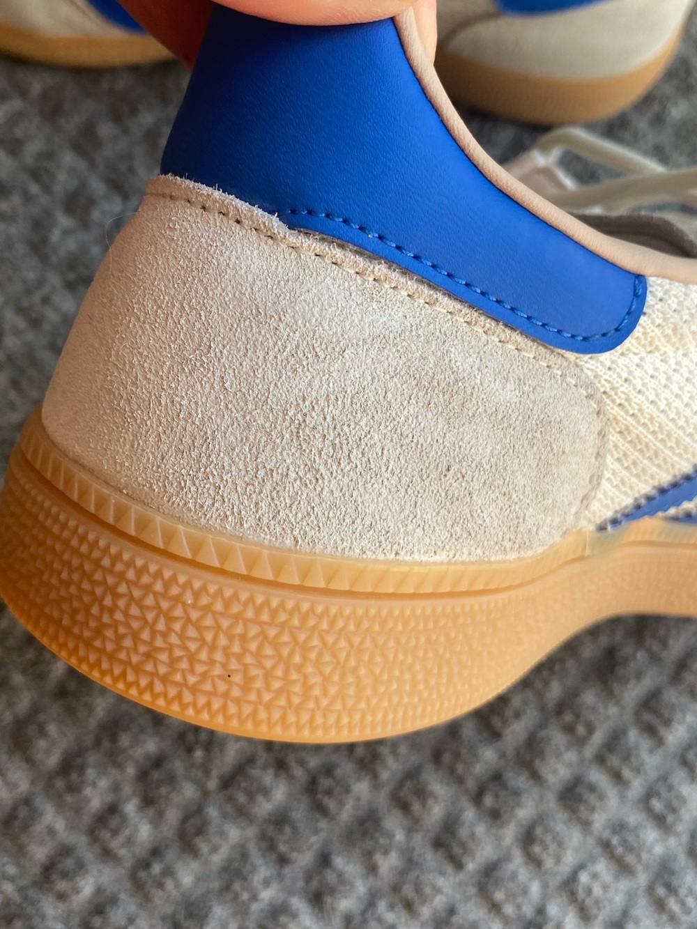 adidas Handball Spezial Men’s Sneakers Cream white/blue/sandstone - Picture 5 of 14